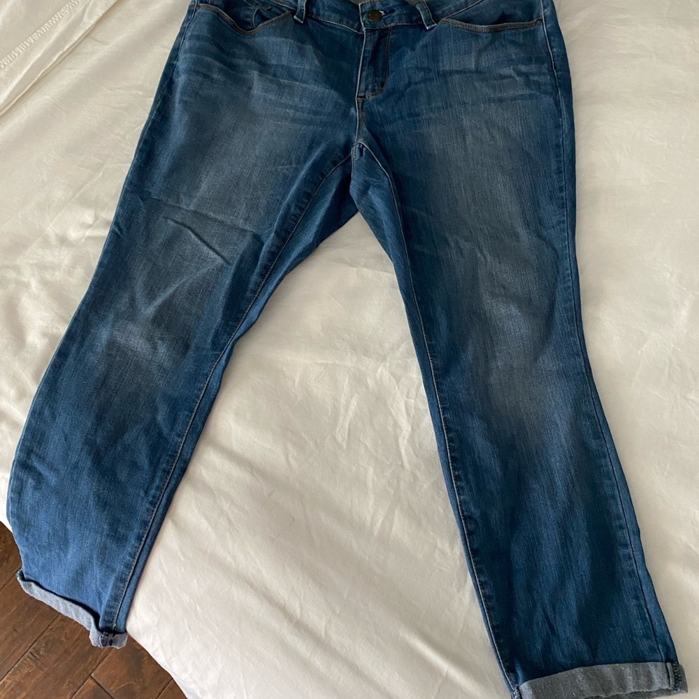 Classic Blue Denim Jeans by Jessica Simpson size 14W - Picture 1 of 4